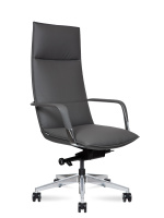 Кресло Norden Parker серая экокожа